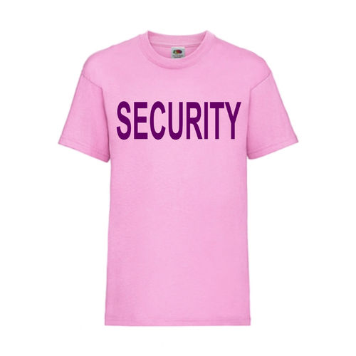 SECURITY - FUN Shirt T-Shirt Fruit of the Loom Rosa F0152