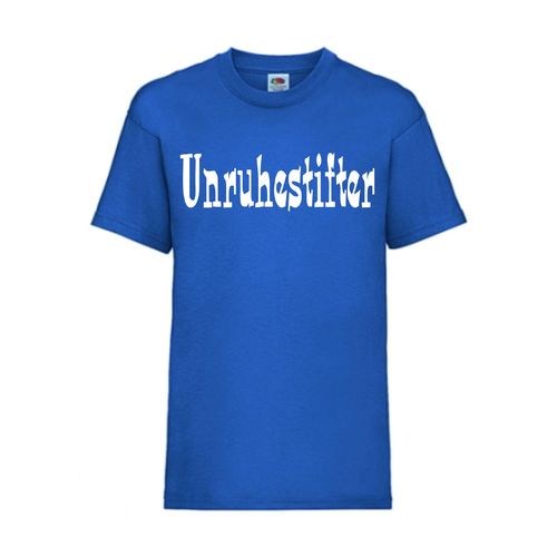 Unruhestifter - FUN Shirt T-Shirt Fruit of the Loom Royal F0131