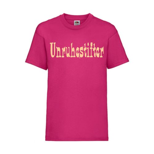 Unruhestifter - FUN Shirt T-Shirt Fruit of the Loom Fuchsia F0131