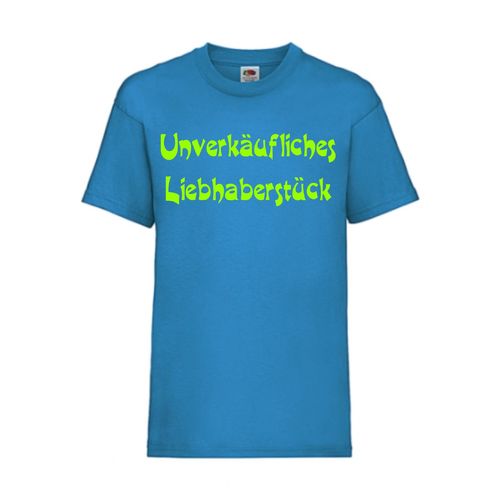 Unverkäufliches Liebhaberstück - FUN Shirt T-Shirt Fruit of the Loom Azure F0136