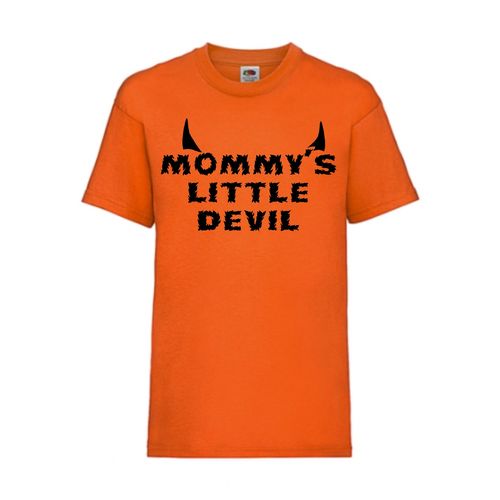MOMMY´s LITTLE DEVIL  - FUN Shirt T-Shirt Fruit of the Loom Orange F0127