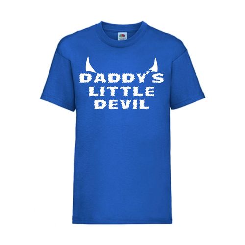 DADDY`S LITTLE DEVIL - FUN Shirt T-Shirt Fruit of the Loom Royal F0126