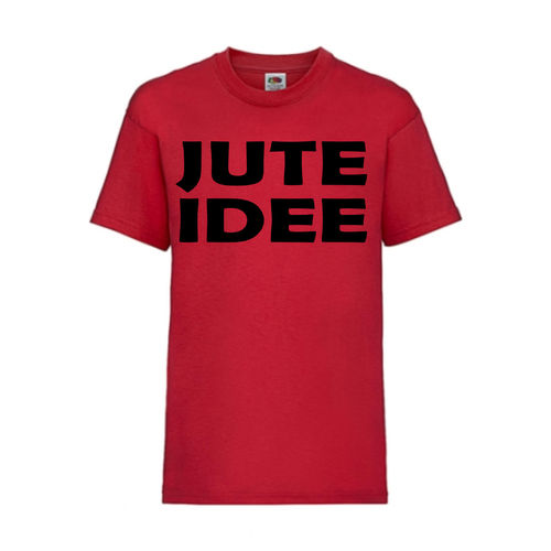 JUTE IDEE - FUN Shirt T-Shirt Fruit of the Loom Rot F0115