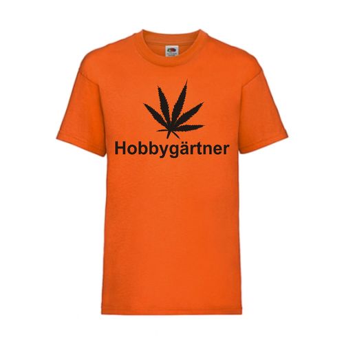 Hobbygärtner Hanf Weed - FUN Shirt T-Shirt Fruit of the Loom Orange F0089