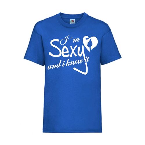 Im Sexy and i know it - FUN Shirt T-Shirt Fruit of the Loom Royal F0088