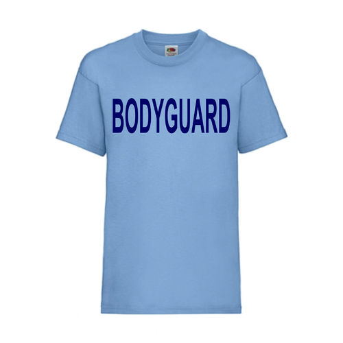 BODYGUARD   - FUN Shirt T-Shirt Fruit of the Loom Hellblau F0153