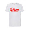 Cocaine - FUN Shirt T-Shirt Fruit of the Loom Weiß F0008