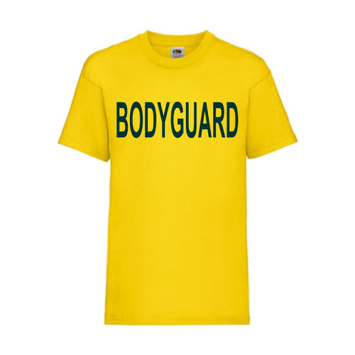 BODYGUARD - FUN Shirt T-Shirt Fruit of the Loom Gelb F0153