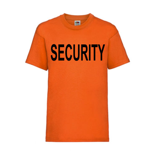 SECURITY - FUN Shirt T-Shirt Fruit of the Loom Orange F0152