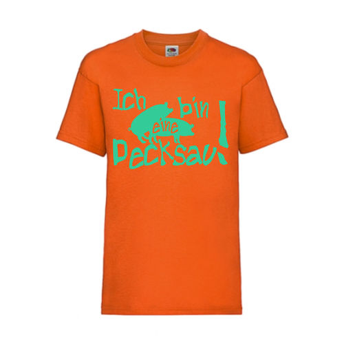 Ich bin eine Decksau! - FUN Shirt T-Shirt Fruit of the Loom Orange F0166