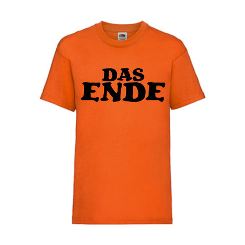 DAS ENDE - FUN Shirt T-Shirt Fruit of the Loom Orange F0194