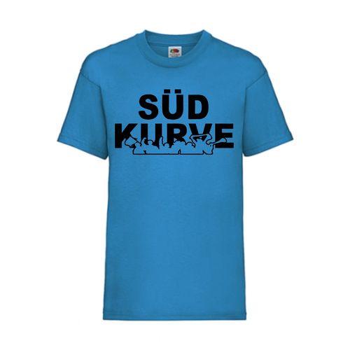 Südkurve - FUN Shirt T-Shirt Fruit of the Loom Azure F0057