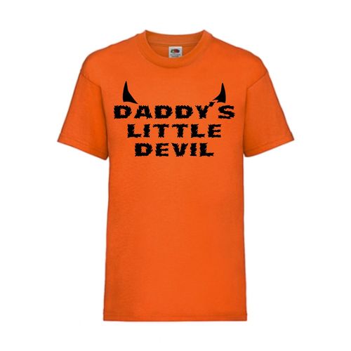 DADDY´s LITTLE DEVIL - FUN Shirt T-Shirt Fruit of the Loom Orange F0126