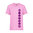 7 Chakren Symbole Esoterik Shirt T-Shirt Fruit of the Loom Rosa E0001