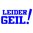 LEIDER GEIL! - Fun Aufkleber Shocker Sticker Größe mittel 25 x 12,5 cm F0001