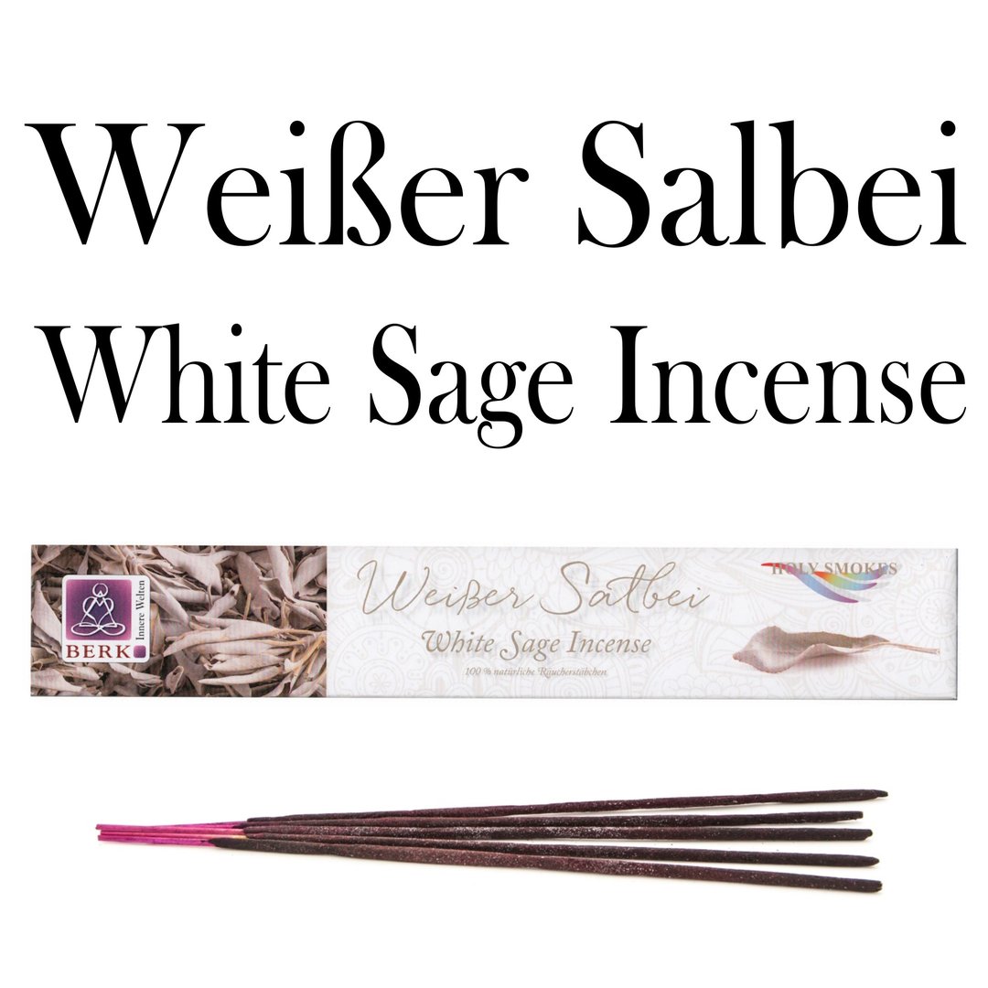 Weißer Salbei Räucherstäbchen Holy Smokes 10 g White Sage Incense (19,80€/100g)