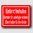 Einfahrt freihalten - Hinweisschild Aluminium HS0042 Rot/Weiß