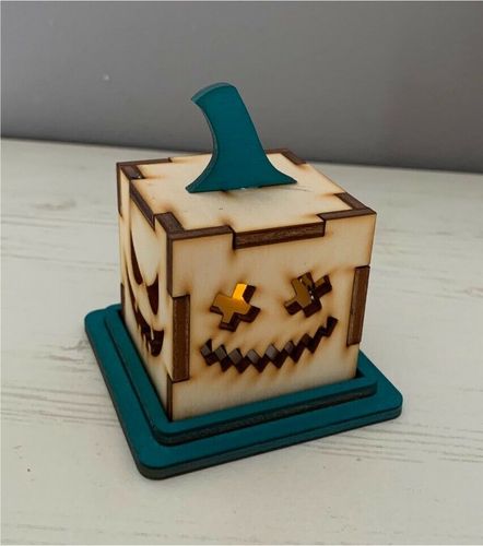 Halloween Mini Box für Süßigkeiten oder LED Lampe zum basteln - Bastelset MB-0002