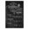 Personalisierte Kommunion Menü Tafel aus Schiefer graviert mit Name Datum und Speisen 20x30cm