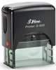 Shiny Printer S-843 (47x18mm) Schwarz ohne Textplatte