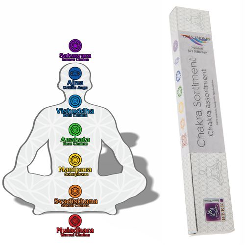 "Chakra Meditations" 14g - Chakra Line Sortiment Holy Smokes (100g/25,64€)