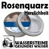 Rosenquarz - Herzlichkeit - Wassersteine in Geschenkdose